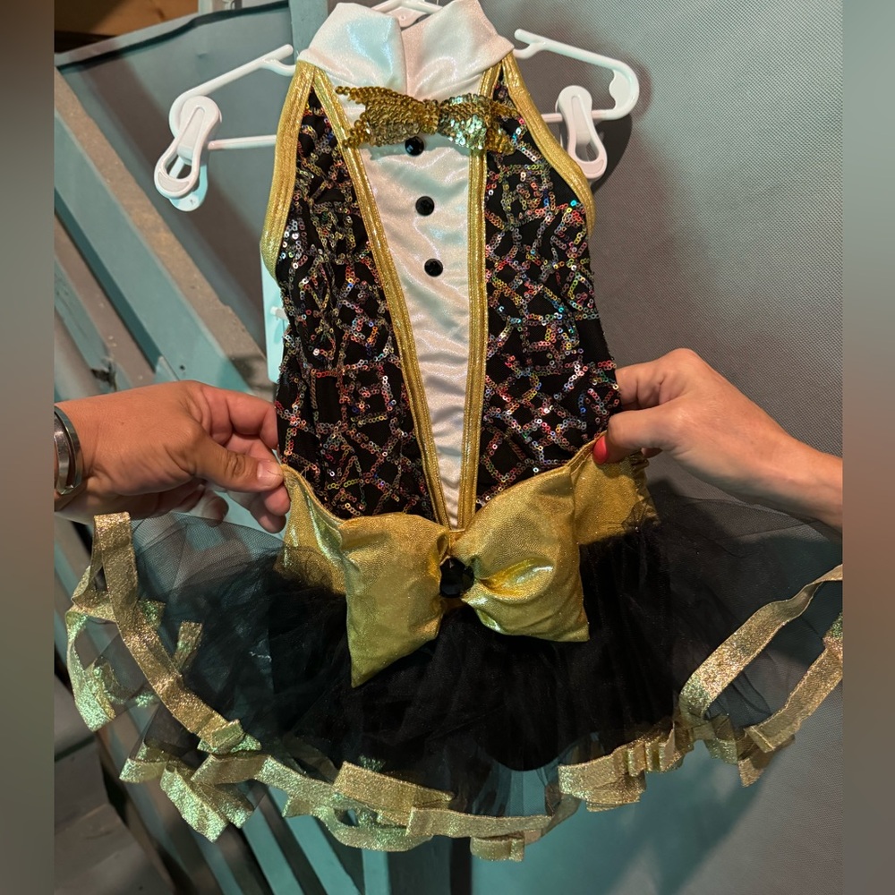 Dance Costume - two piece. Skirt separate. Size Small Child